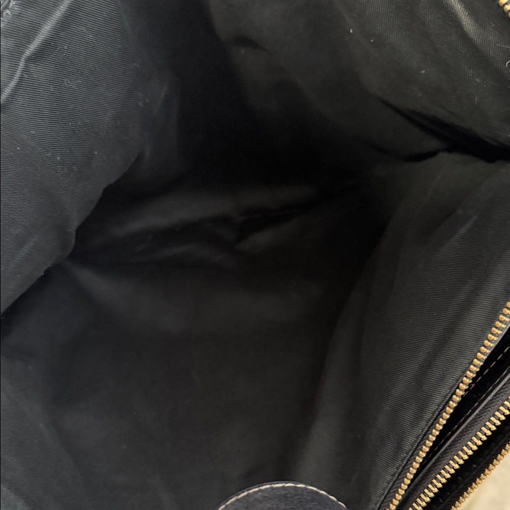 Fossil Black Leather Laptop Bag - Picture 9 of 11